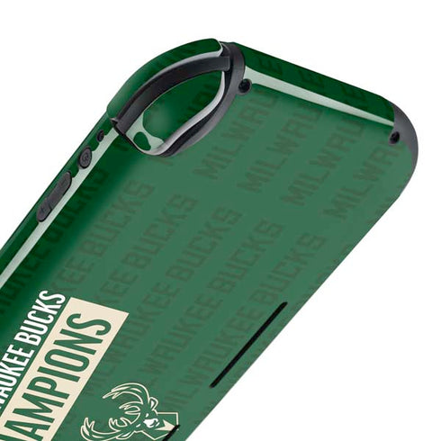 NBA Milwaukee Bucks 2021 Champions Nintendo Switch Lite Skin